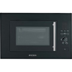 Robin CW-850 Εντοιχιζόμενος Φούρνος Μικροκυμάτων με Grill 25lt Μαύρος